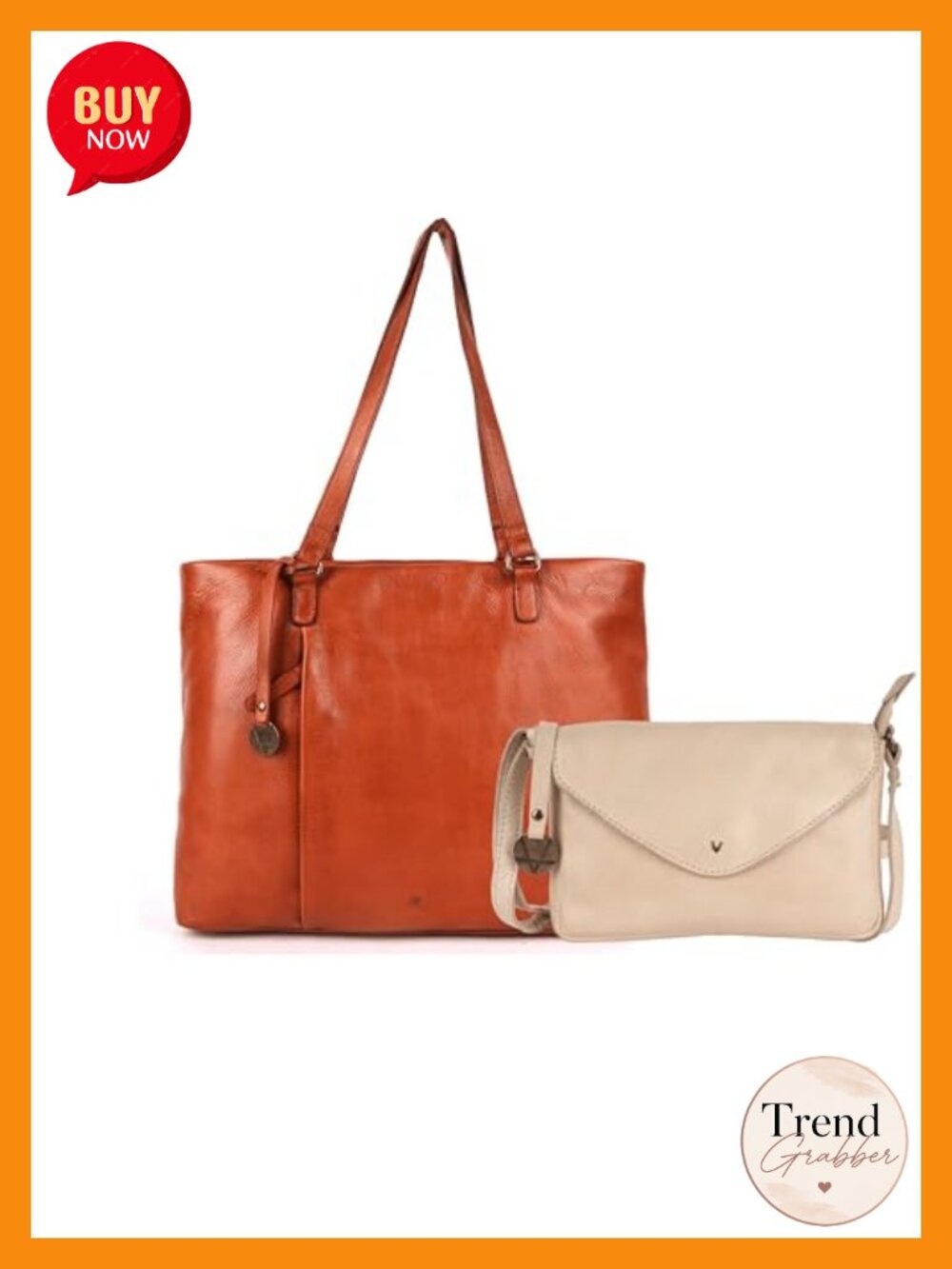 Genuine Italian Leather Tote Crossbody Satchel Bag Top Handle Adjustable Strap